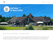 Tablet Screenshot of golf-hotel-mont-griffon.fr